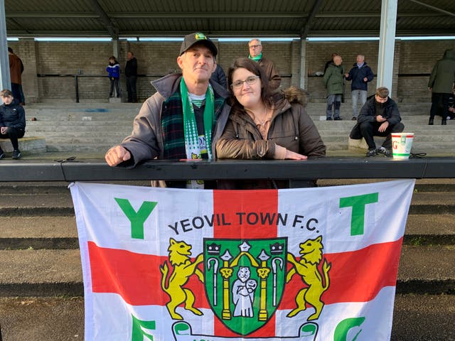 Yeovil supporter Paul Mayston and daughter Colette believe the club will recover