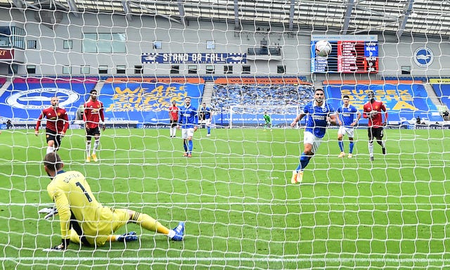 Neal Maupay scored a cheeky penalty