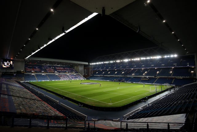 A general view of Ibrox