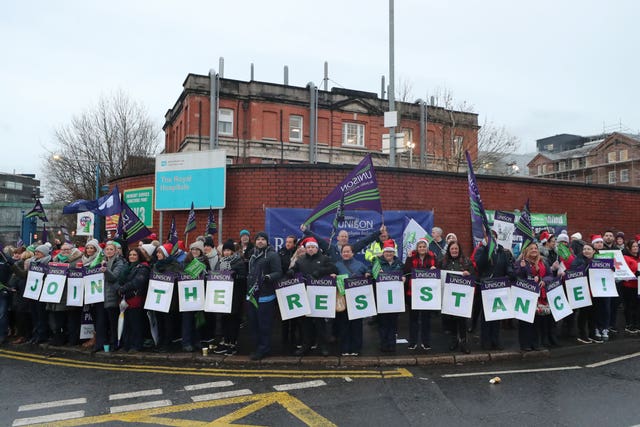 Nurses strike