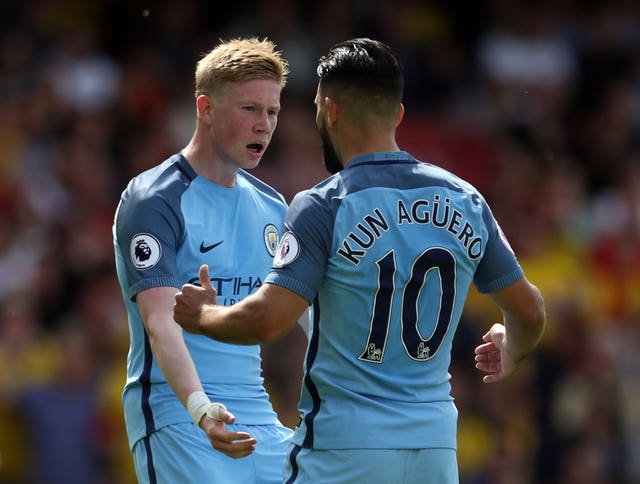 Kevin De Bruyne and Sergio Aguero are expected to return soon to Manchester City