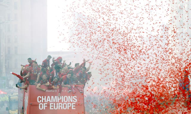 Liverpool Champions League Winners Parade