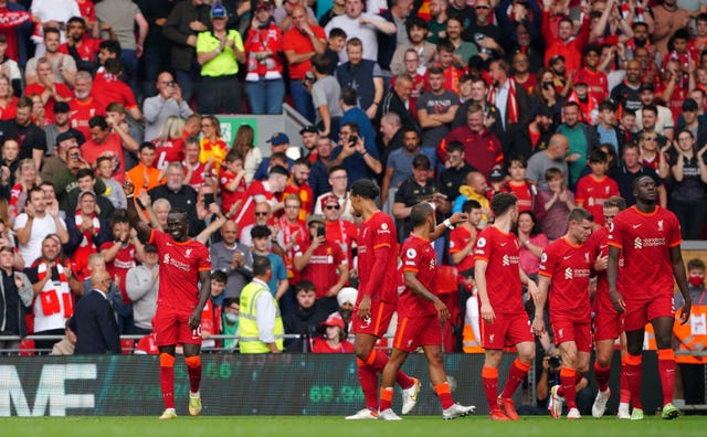 Liverpool are the other side at the summit and Sadio Mane grabbed the opener against Crystal Palace. It was his 100th goal for the Reds, but more crucially made him the first player in Premier League history to score against the same opponent in nine consecutive matches 