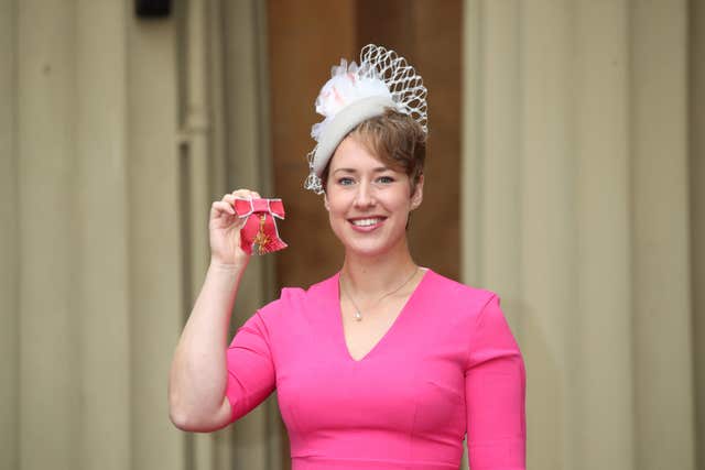 After winning gold again in 2018, Yarnold was awarded an OBE 