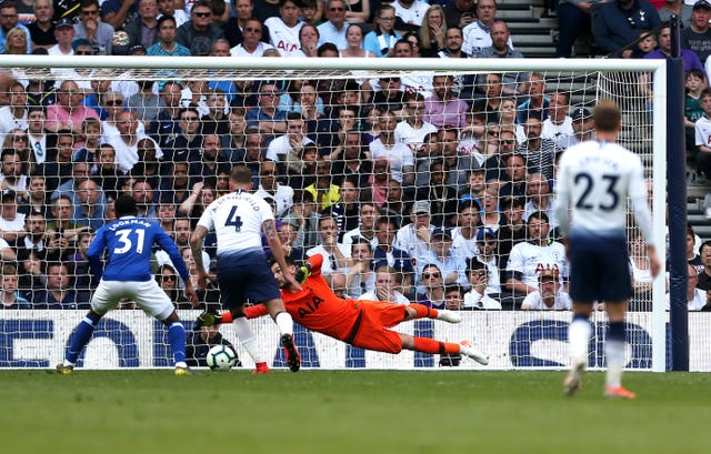 A goal from Theo Walcott, not pictured, levelled the scores at Tottenham