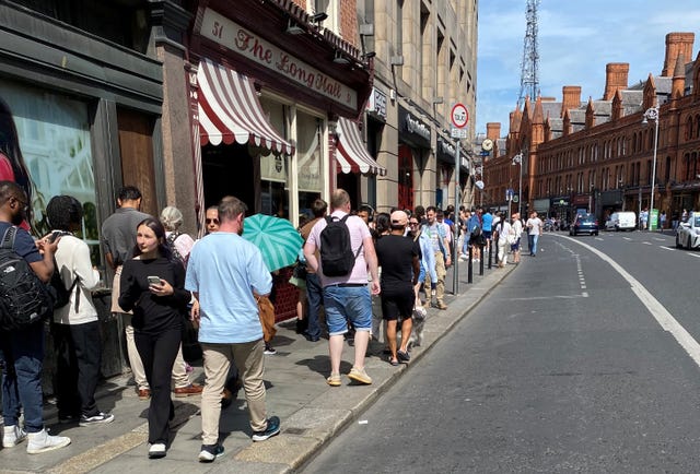 Queue in Dublin to buy glasses to view the eclipse