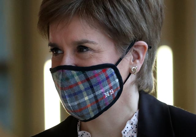 First Minister Nicola Sturgeon