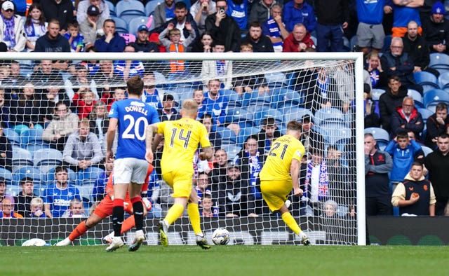 Rangers fight back to avoid cup upset against Morton