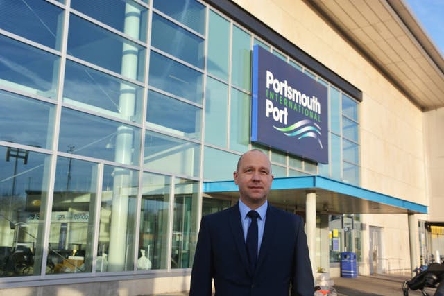 Mike Sellers, the director of Portsmouth International Port