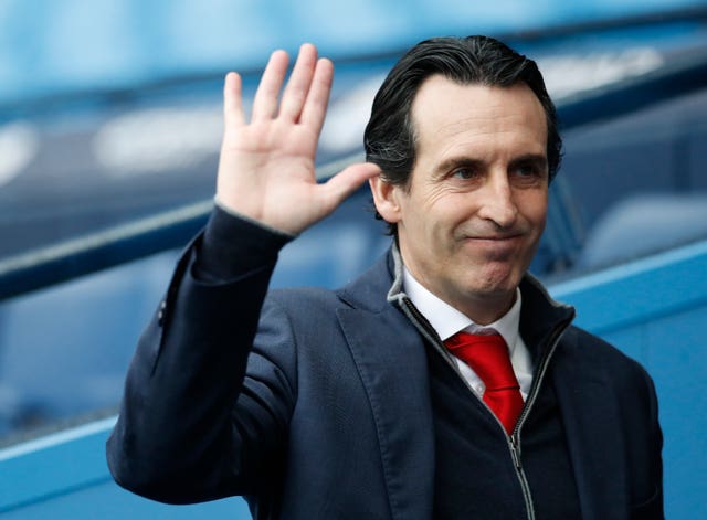 Unai Emery waved goodbye to Arsenal last month