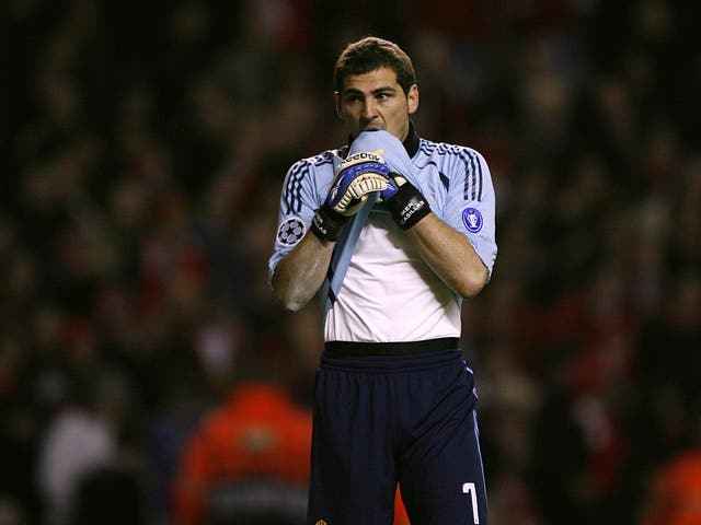 Former Real Madrid goalkeeper Iker Casillas. (PA)