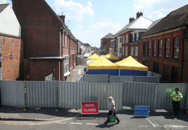 Police in Salisbury