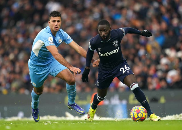 Rodri (left) believes City are starting to hit their stride