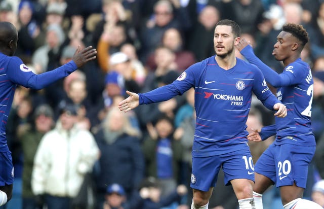 Eden Hazard scored a late equaliser for Chelsea