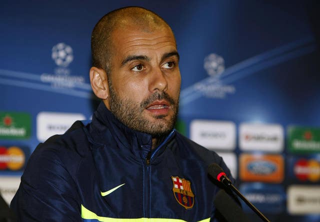 Pep Guardiola during his time as Barcelona coach
