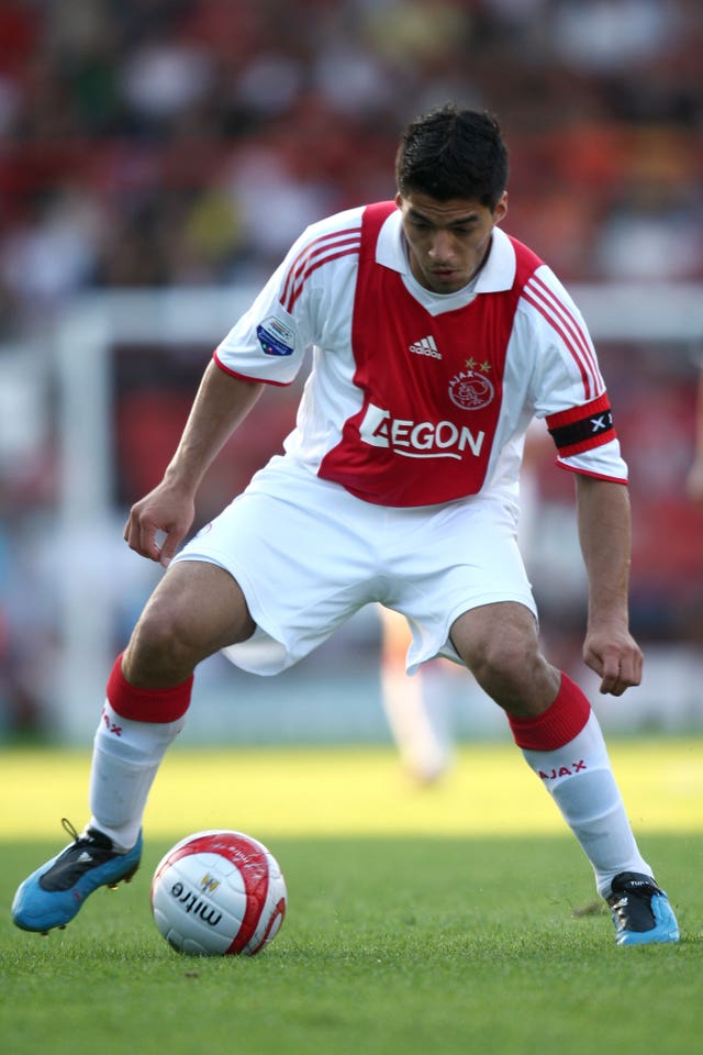 Luis Suarez during his Ajax career