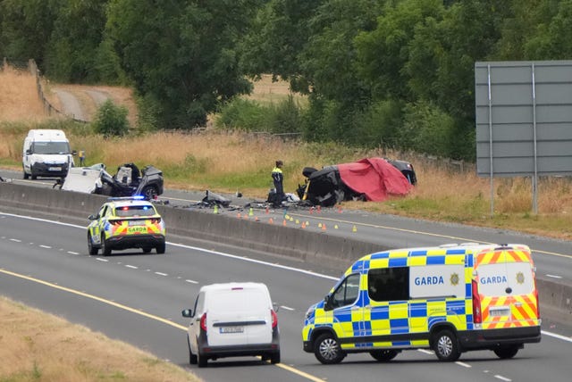 Crash on M9 in Co Kildare