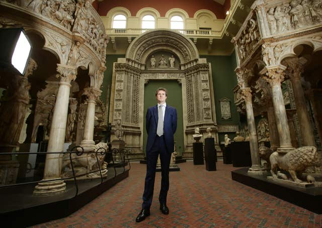 Former Labour MP Tristram Hunt at the V&A in London (Yui Mok/PA)