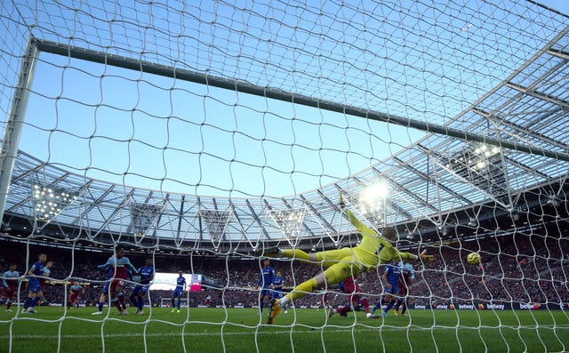 Issa Diop headed West Ham into the lead