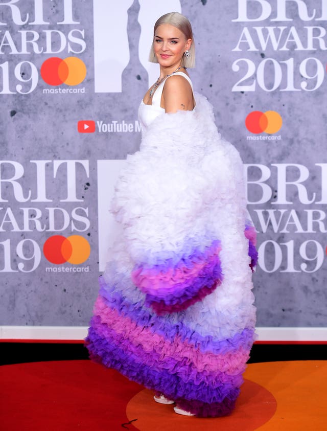 Anne-Marie at the Brits