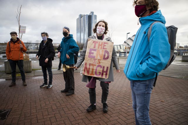 Climate protest