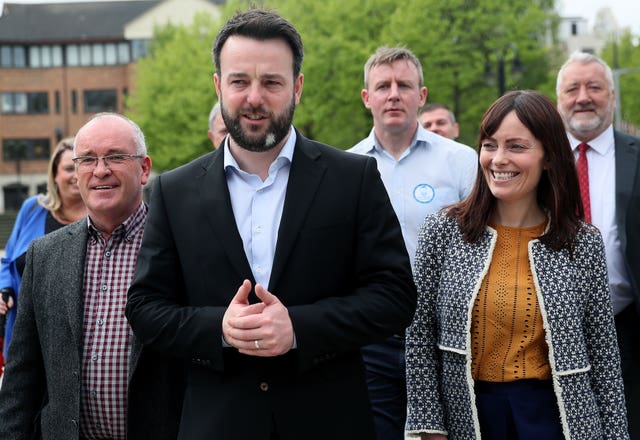 Colum Eastwood and SDLP party leaders