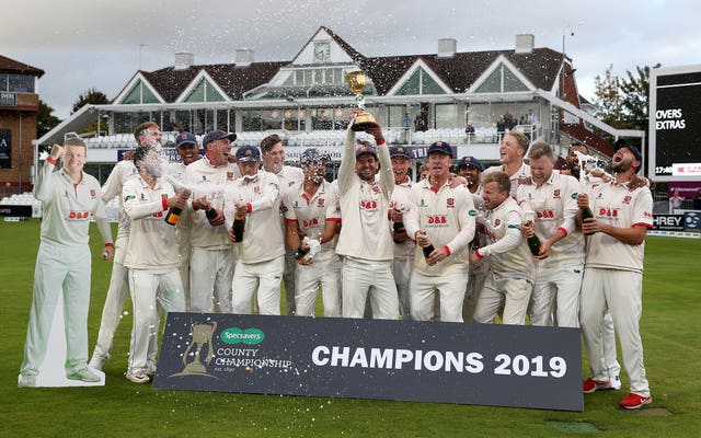 Essex are the reigning county champions 