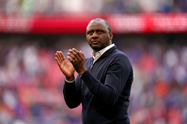 Patrick Vieira's Crystal Palace host his former club Arsenal to open the Premier League season