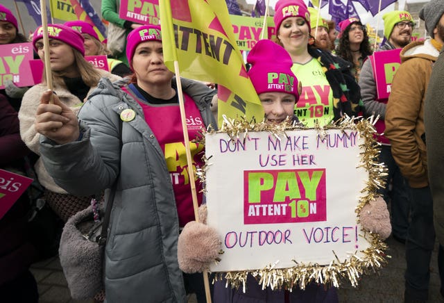 Teachers strike