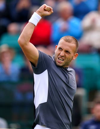 Dan Evans did not drop a set in Nottingham