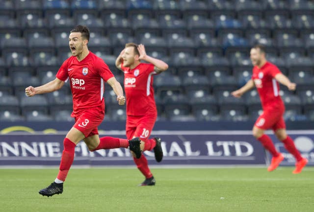 Connah's Quay's players celebrate