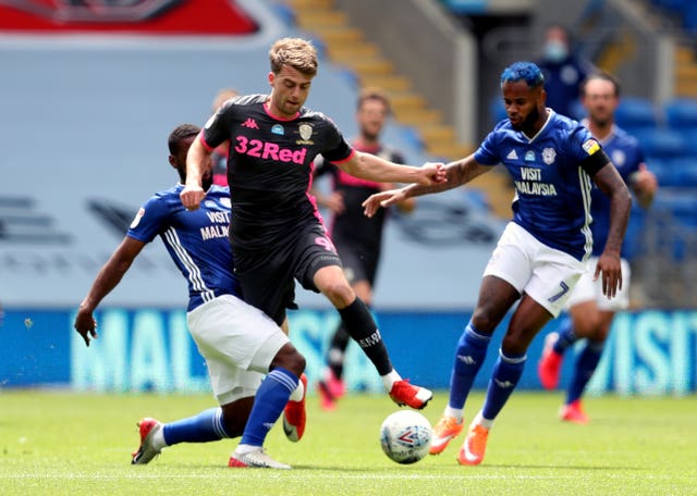 Patrick Bamford inadvertently blocked Leeds' best chance