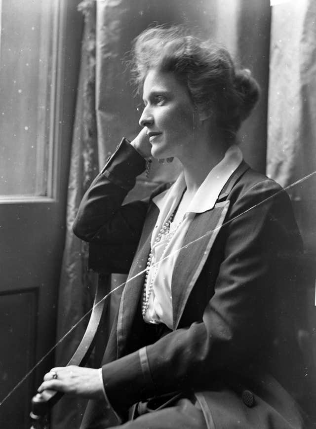 A portrait of Nancy Astor taken by Olive Edis, Britain’s first female war photographer (Norfolk Museums Service/Handout)