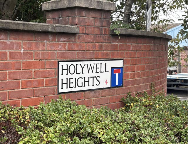 The scene in Holywell Heights