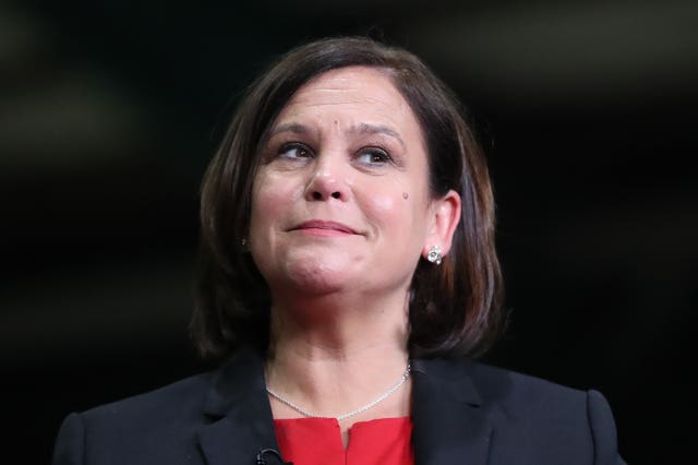 Sinn Fein President Mary Lou McDonald