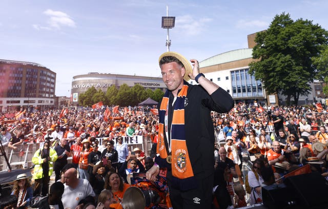 Rob Edwards guided Luton to the Premier League