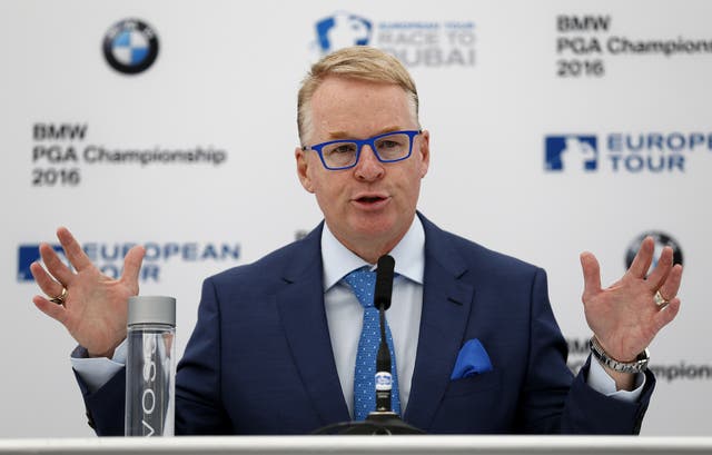 European Tour chief executive Keith Pelley did not give anything away about the Ryder Cup