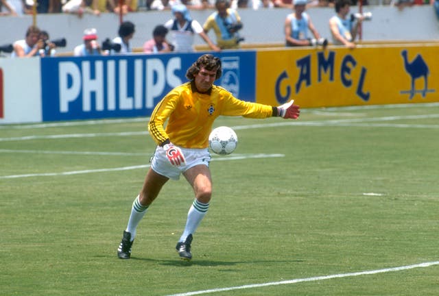 Northern Ireland's Pat Jennings played at a World Cup finals on his 41st birthday