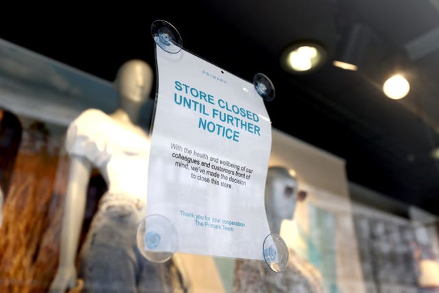 Shops closed