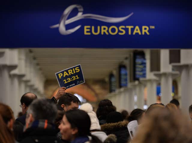 Eurostar platform
