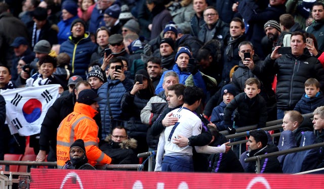 Mauricio Pochettino and Son Heung-min