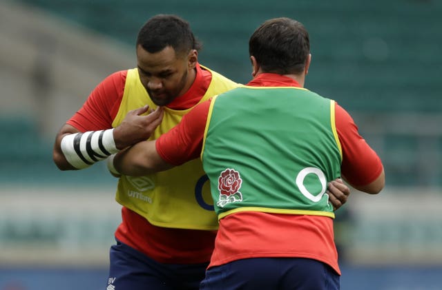 Billy Vunipola, left, has not been ruled out of starting for England in Rome