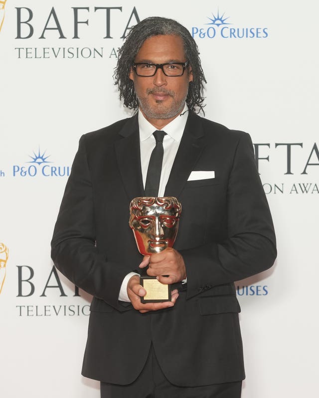 David Olusoga at the Bafta Television Awards 2023