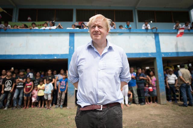 Boris Johnson Latin America tour