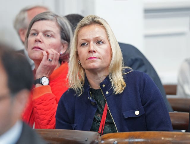 Liv Garfield seated in an audience