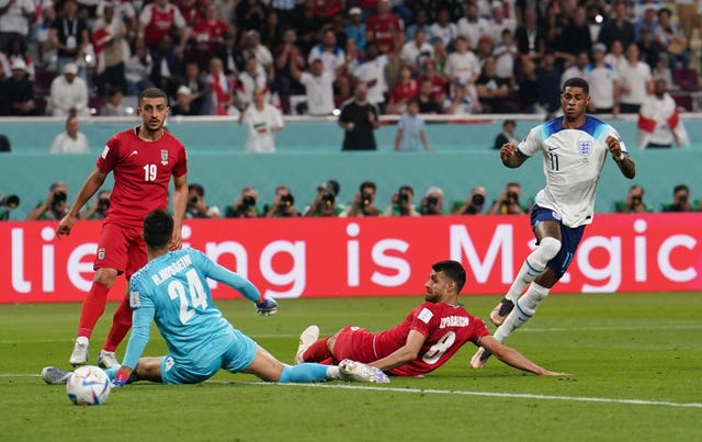 Iran endured a difficult day against England