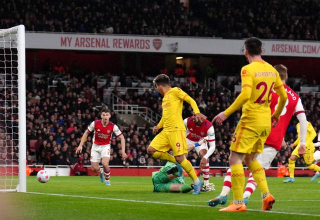 Liverpool close to within a point of Manchester City with victory over Arsenal