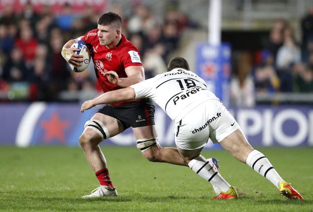 Ulster's Nick Timoney, left, was among those who caught the eye in Wellington