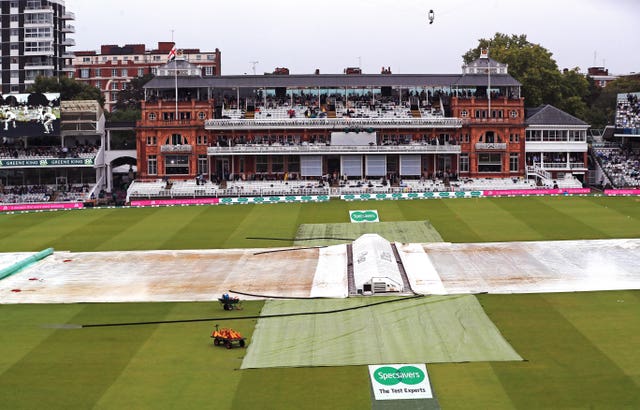 The covers are on at Lord's