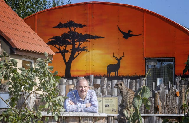 Ed Davey visit to Fife Zoo